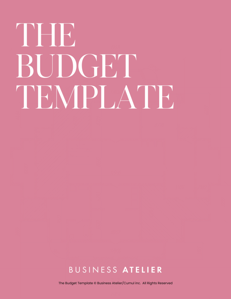 Budget template